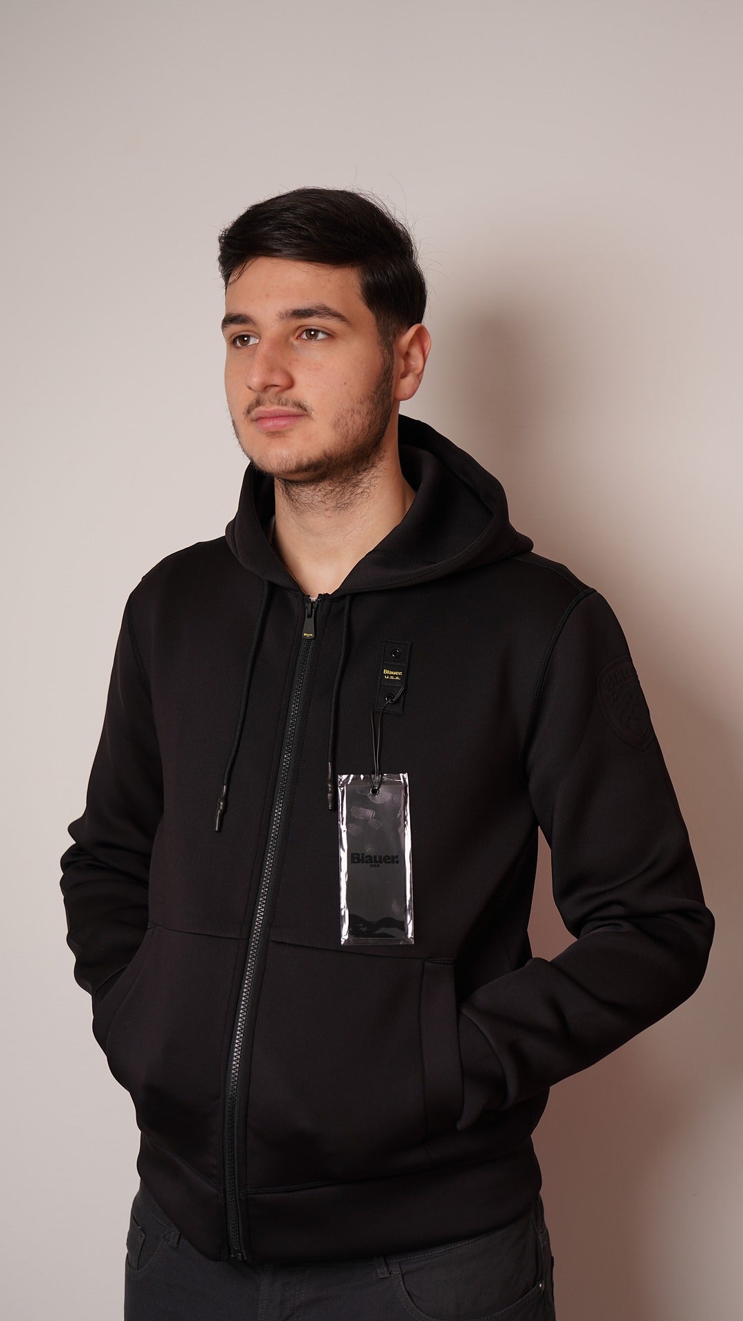 Blauer|Felpa con cappuccio