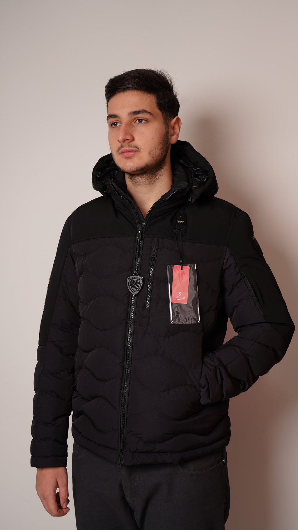 Blauer|Piumino con cappuccio