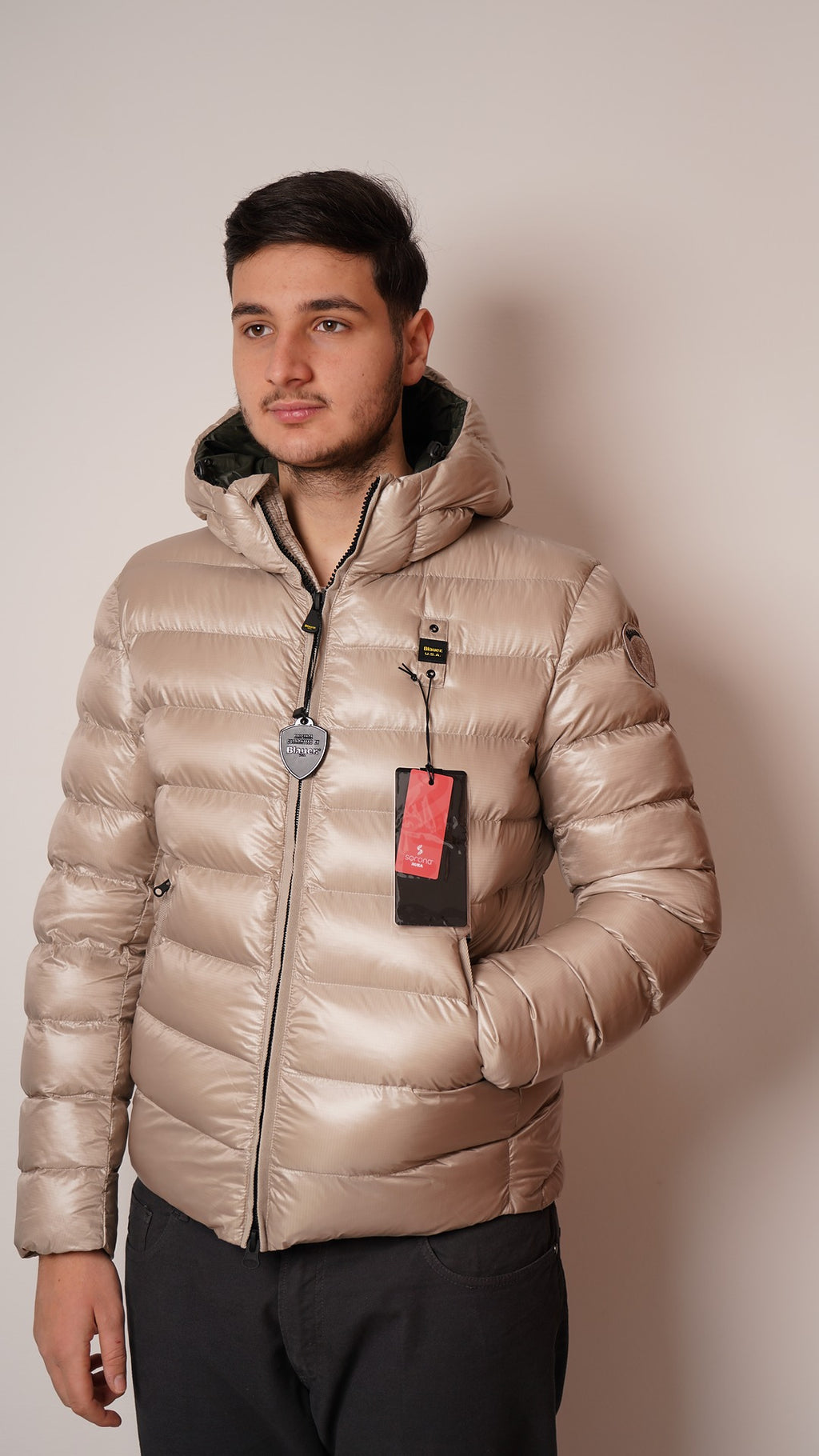 Blauer|Piumino con cappuccio