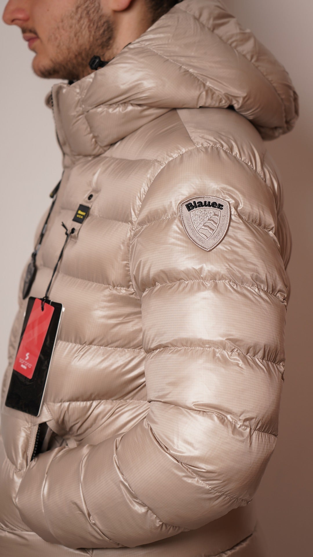 Blauer|Piumino con cappuccio