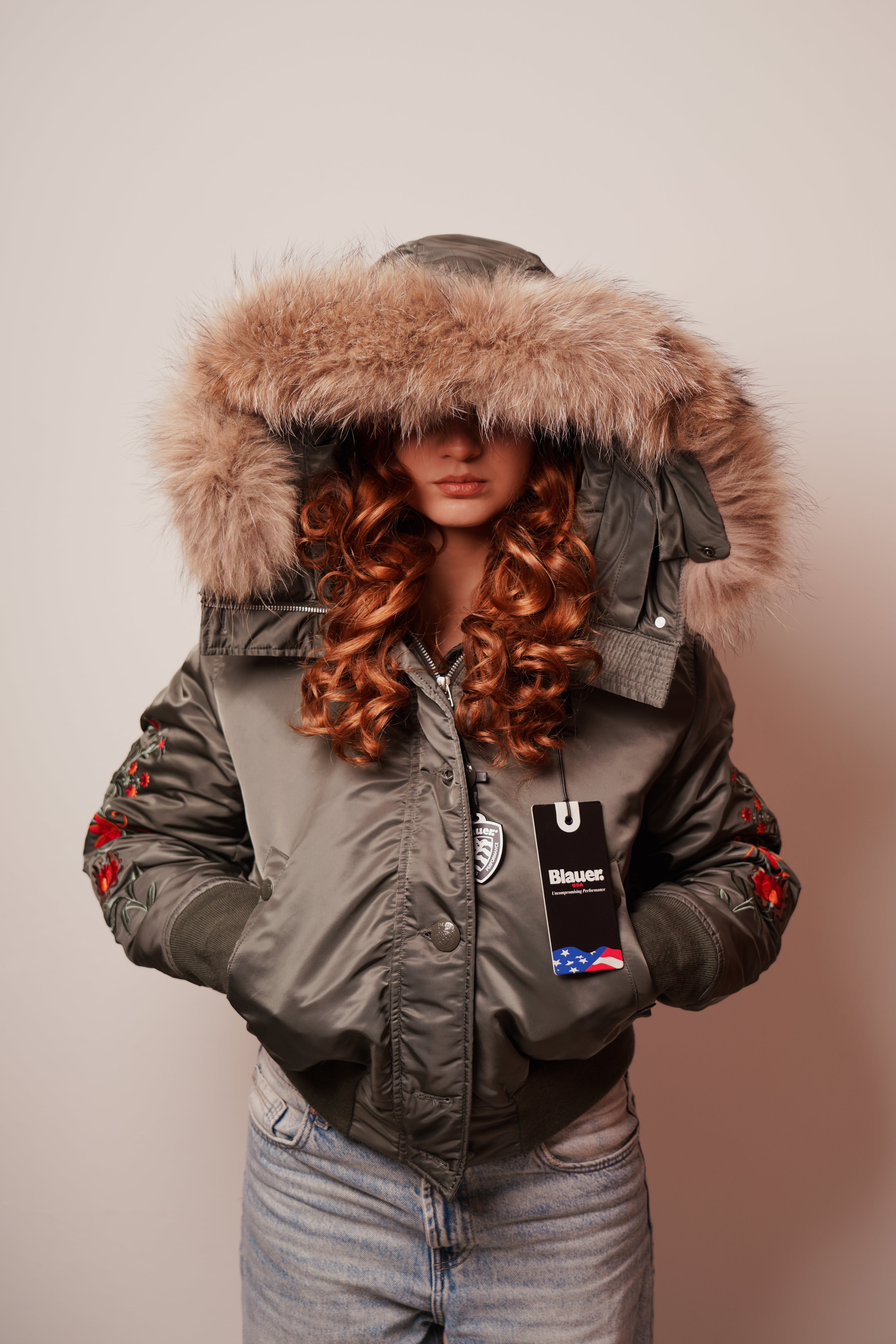 Blauer| Bomberino corto con pelliccia