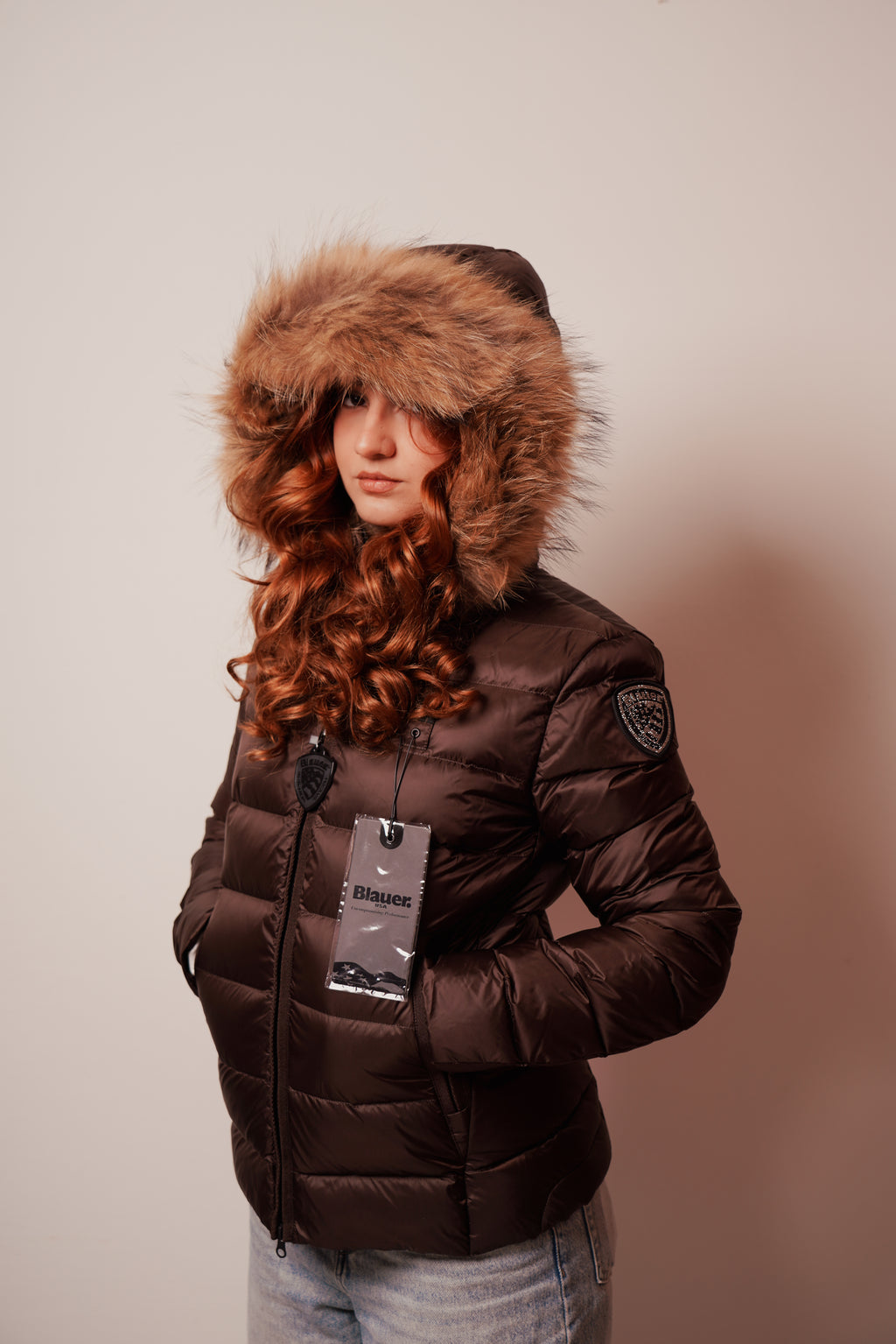 Blauer| Piumino a righe arcadia