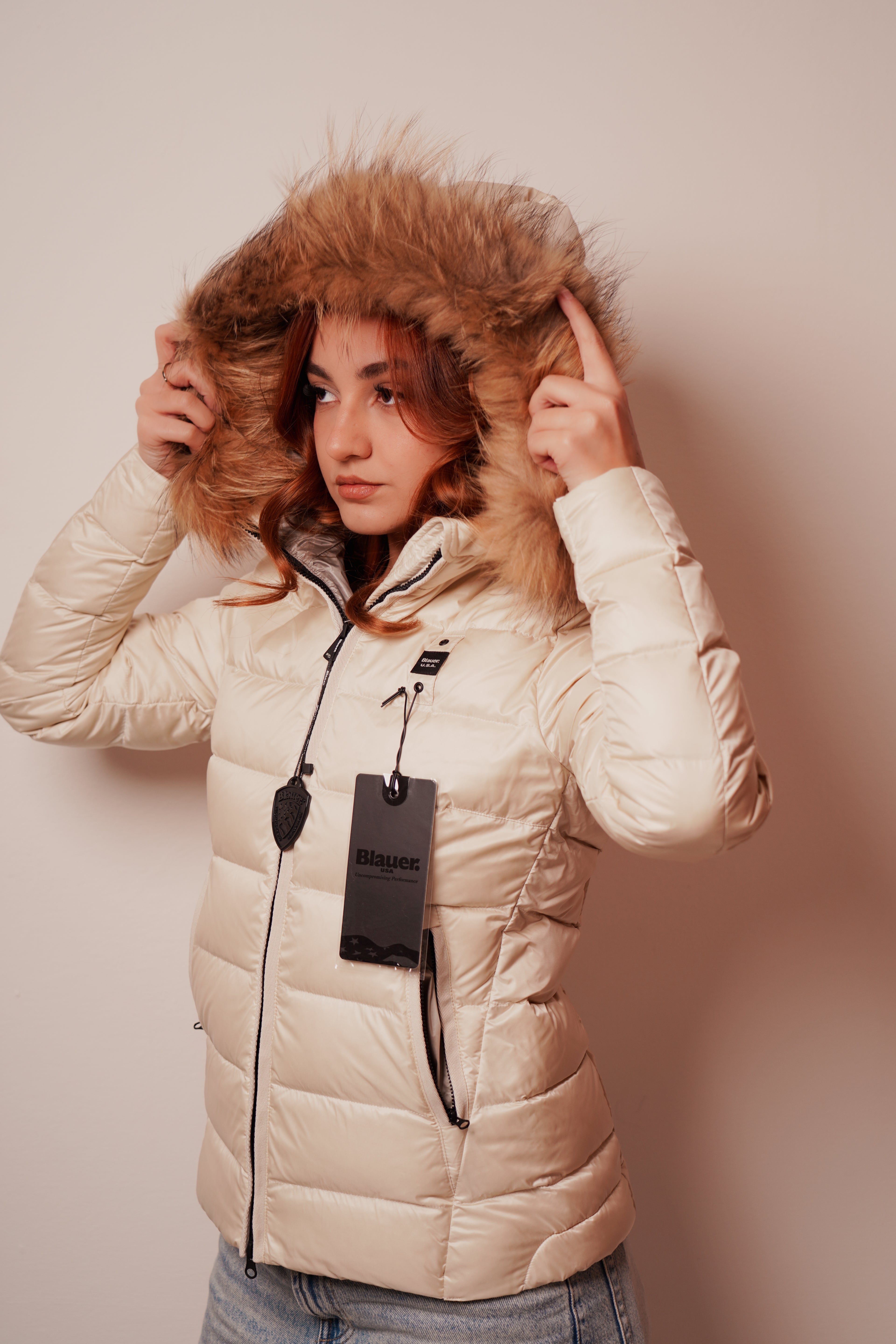 Blauer| Piumino a righe arcadia