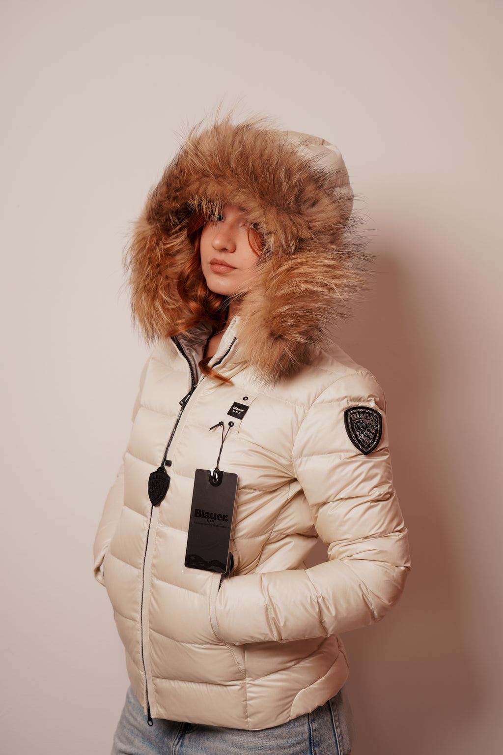 Blauer| Piumino a righe arcadia