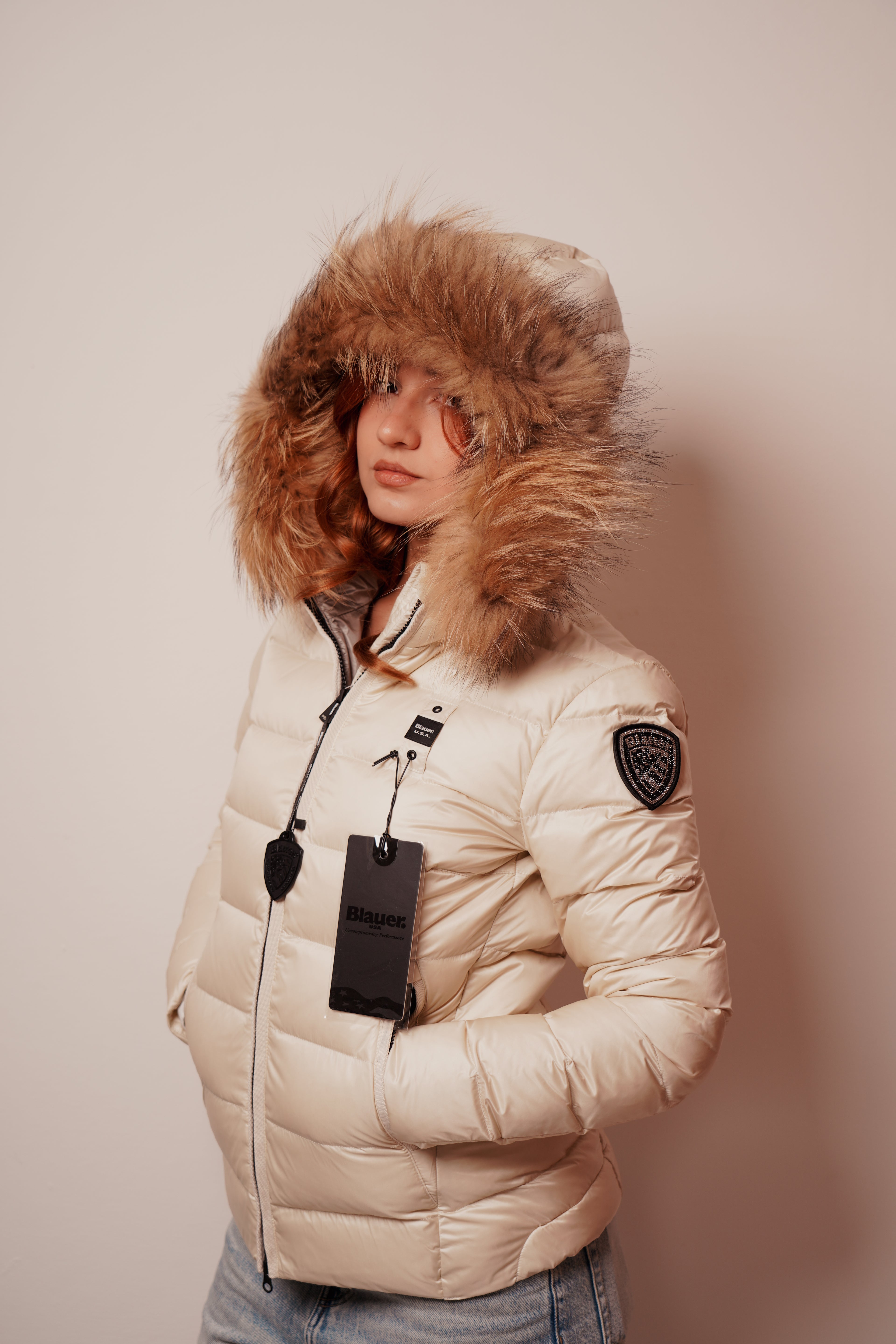 Blauer| Piumino a righe arcadia