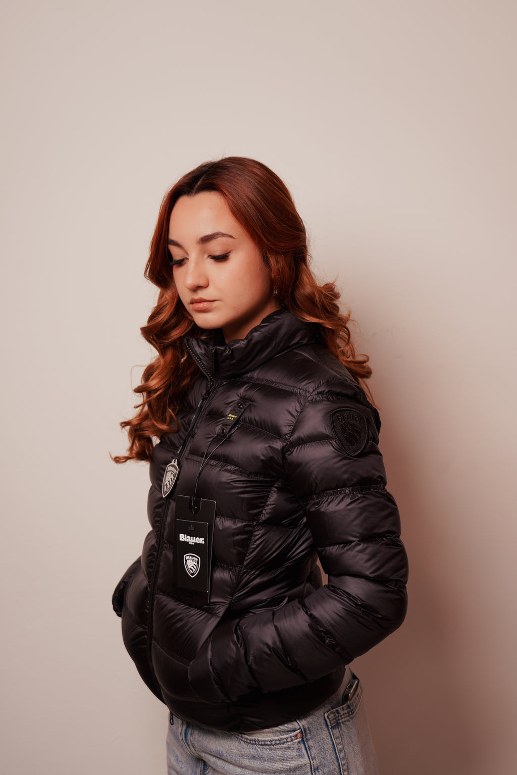 Blauer| Piumino con collo alla coreana