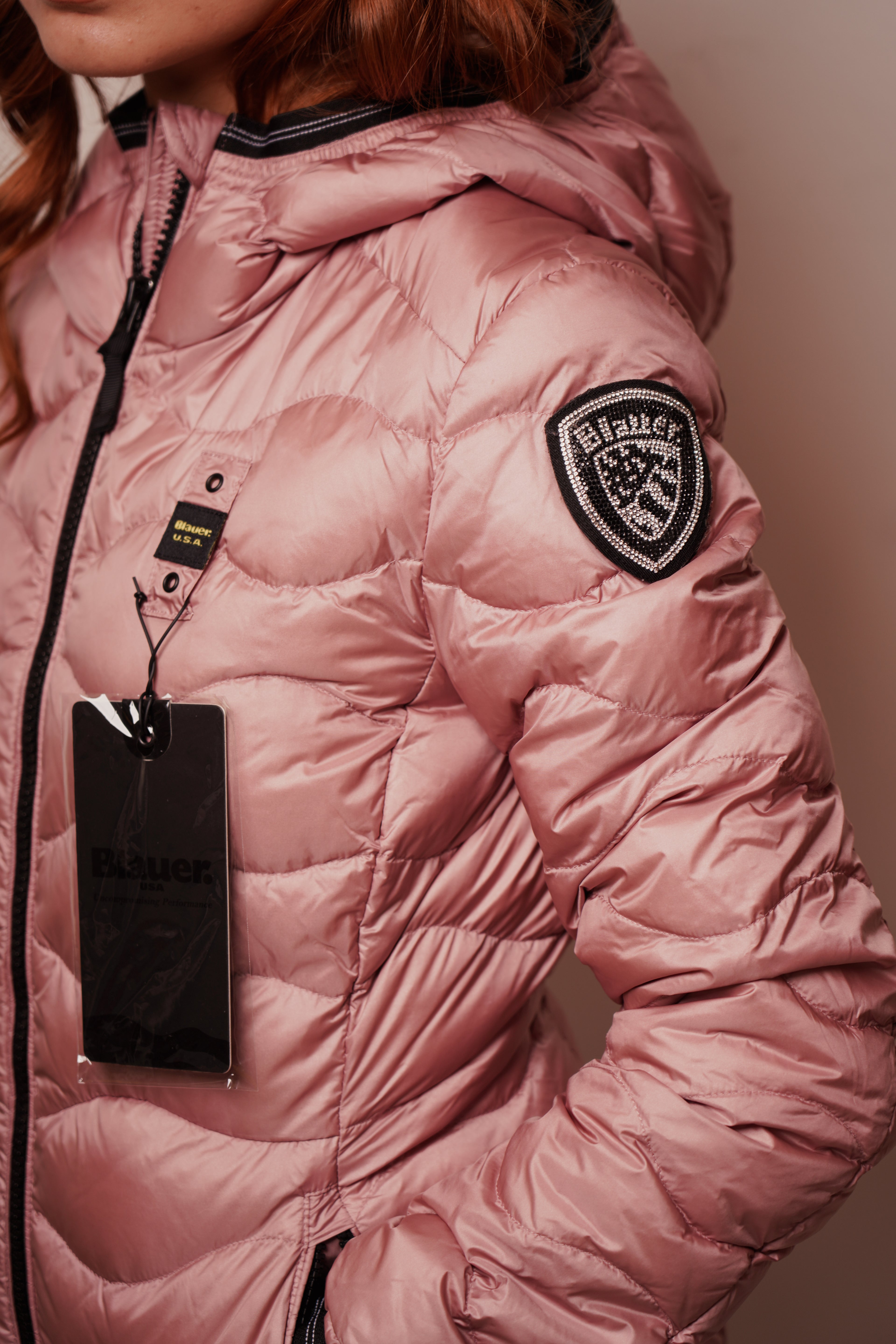 Blauer| Piumino ad onde camelia