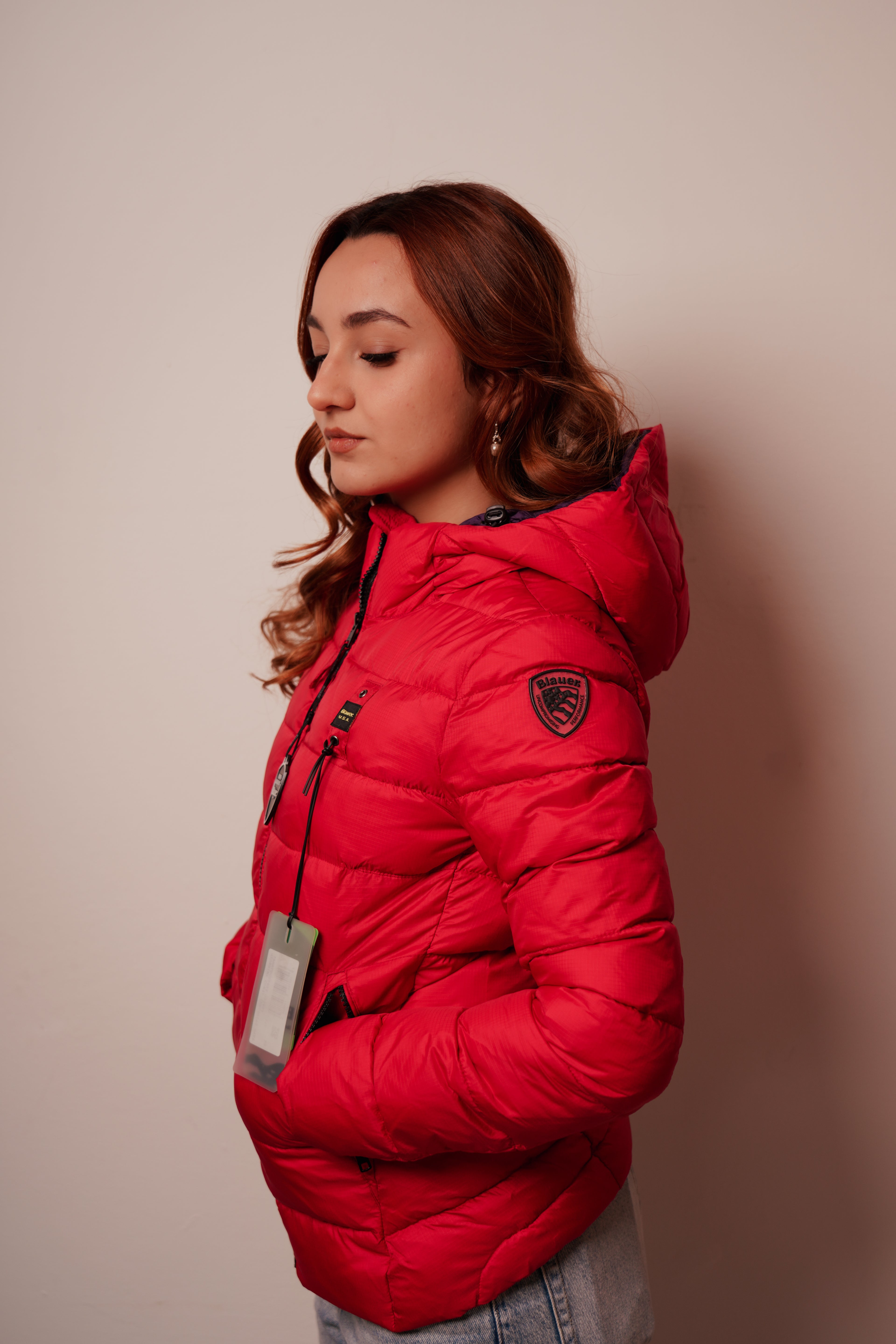 Blauer| Piumino basico con cappuccio