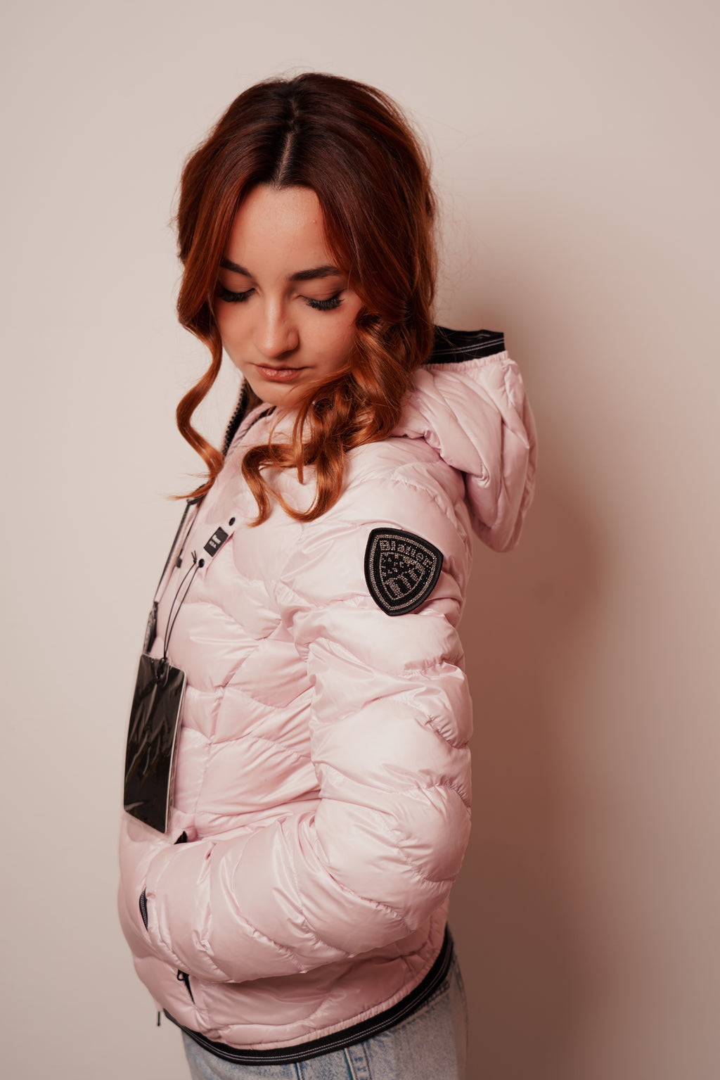 Blauer| Piumino ad onde camelia