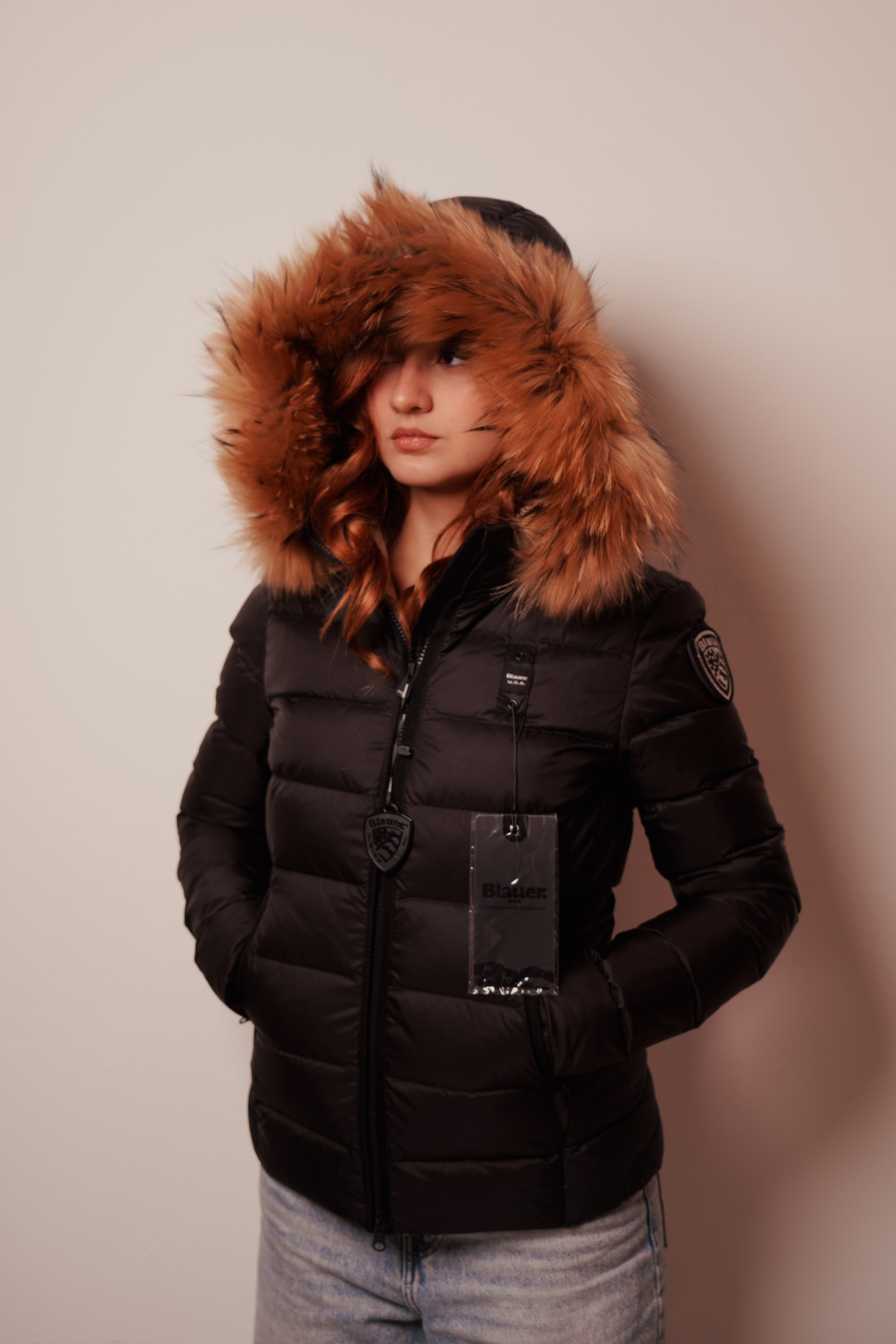 Blauer| Piumino a righe arcadia